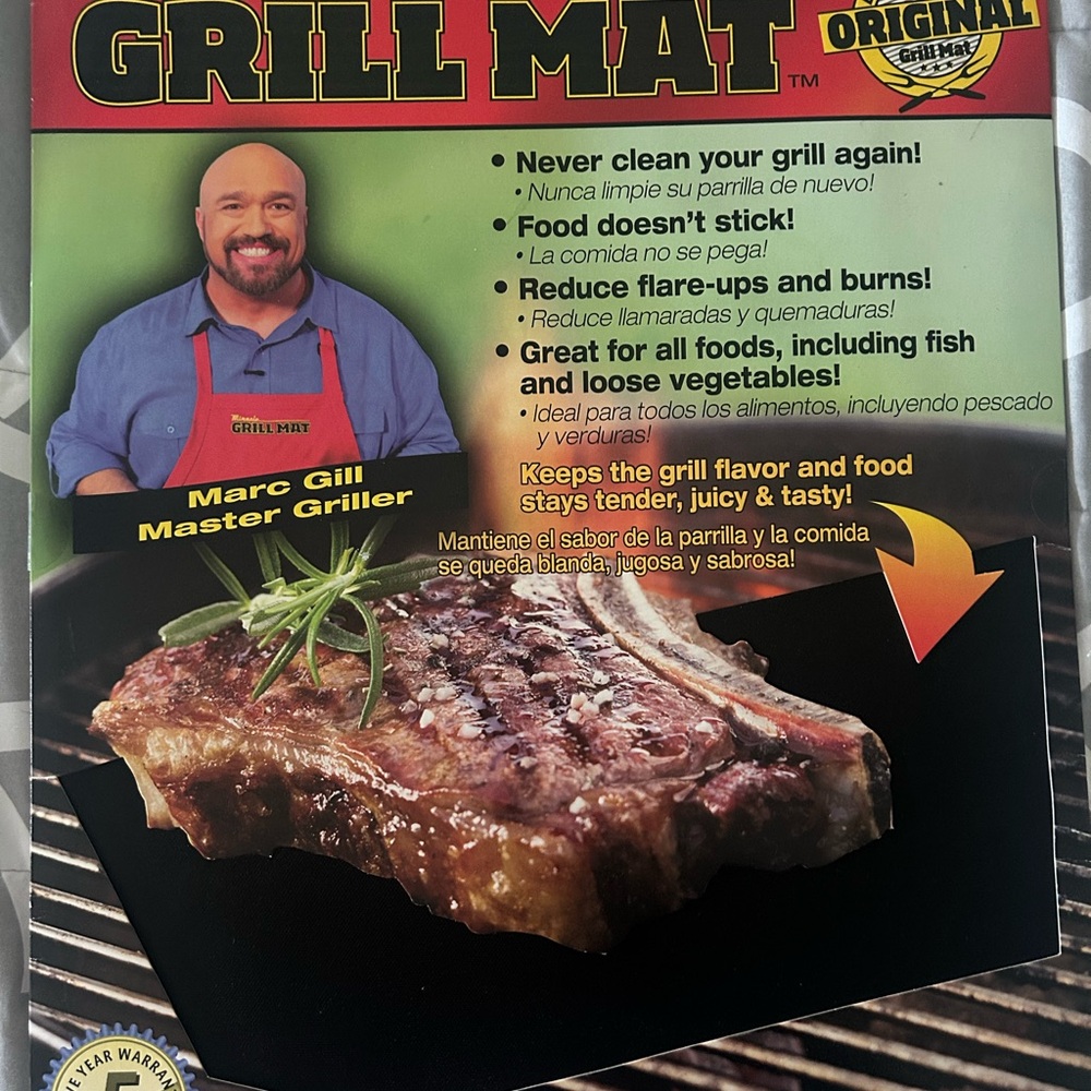 Grill Mat for Easy Cooking 👨🏻‍🍳